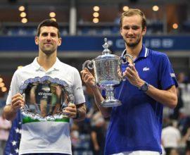 Novak Djokovic and Daniel Medvedev 2021 US Open