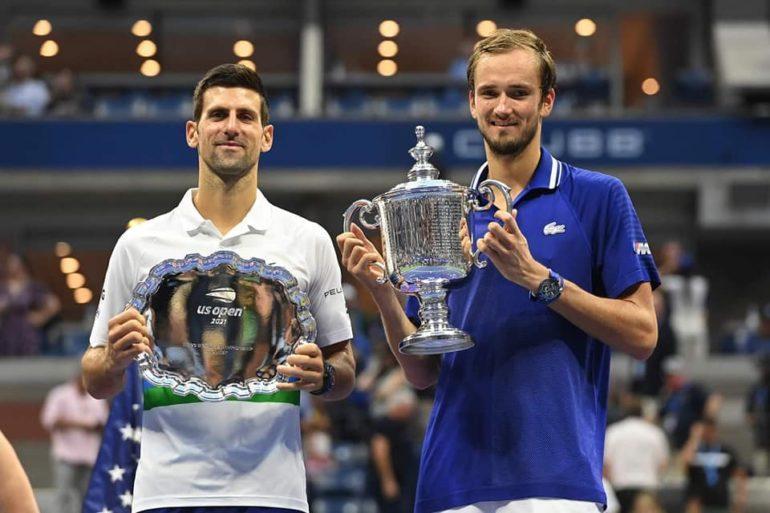 Novak Djokovic and Daniel Medvedev 2021 US Open